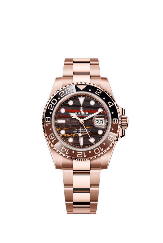 Rolex GMT-Master II 40mm Rose Dial Everose Gold 126715CHNR