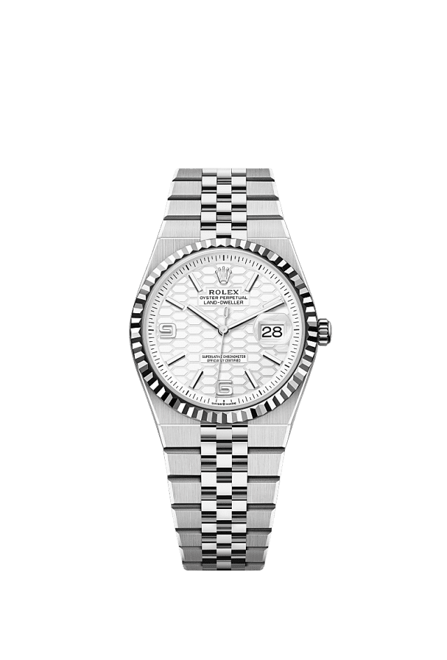 Rolex Datejust 36mm White Dial WG/Steel Oyster Bracelet 127234