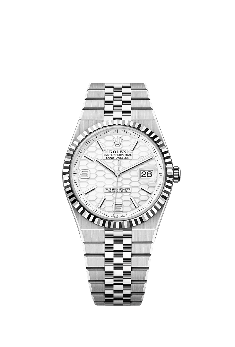 Rolex Datejust 40mm White Dial WG/Steel Oyster Bracelet 127334