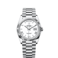 Rolex Day-Date 36mm White Dial Platinum 128236