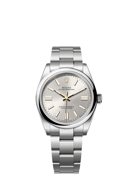 Rolex Oyster Perpetual 41mm Silver Dial Stainless Steel Oyster Bracelet 134300