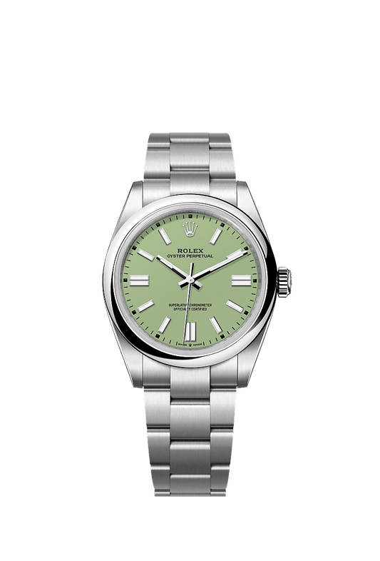 Rolex Oyster Perpetual 41mm Green Dial Stainless Steel Oyster Bracelet 134300