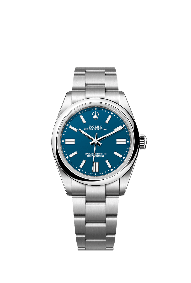 Rolex Oyster Perpetual 41mm Blue Dial Stainless Steel Oyster Bracelet 134300