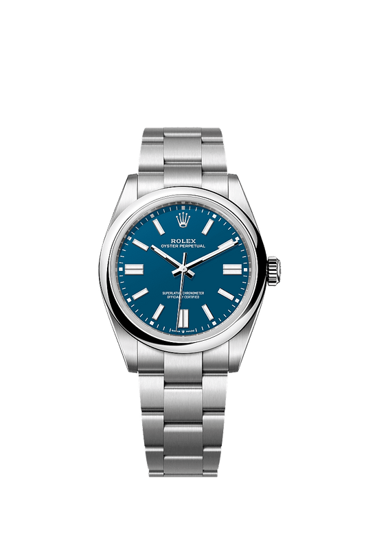 Rolex Oyster Perpetual 41mm Blue Dial Stainless Steel Oyster Bracelet 134300