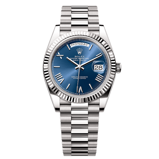 Rolex Day-Date 40mm Blue Dial White Gold 228239