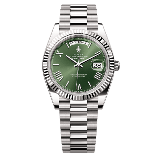 Rolex Day-Date 40mm White Dial White Gold 228239