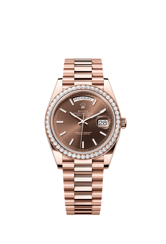 Rolex Day-Date 40mm Rose Dial Everose Gold 228345RBR