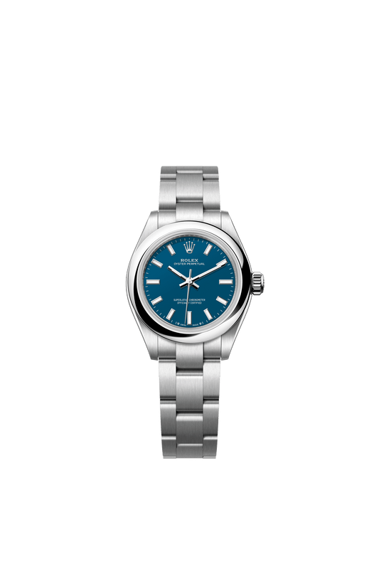 Rolex Oyster Perpetual 28mm Blue Dial Stainless Steel Oyster Bracelet 276200
