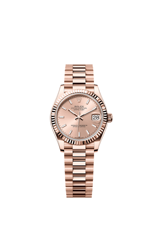 Rolex Datejust 31 Rose Dial Everose Gold 278275