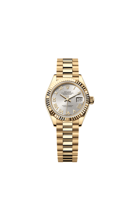 Rolex Datejust 28mm Silver Dial Yellow Gold 279178