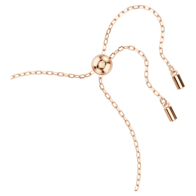 Magic bracelet Angel, White, Rose gold-tone plated