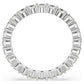 Matrix Vittore ring Round cut, White, Silver-tone finish