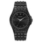 Men's Bulova Baguette Crystal Phantom Black Ion-Plated Watch 98A240