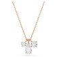 Mesmera pendant Mixed cuts, White, Rose gold-tone plated