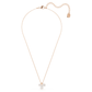 Mesmera pendant Mixed cuts, White, Rose gold-tone plated
