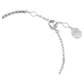 Meteora bangle White, Rhodium plated