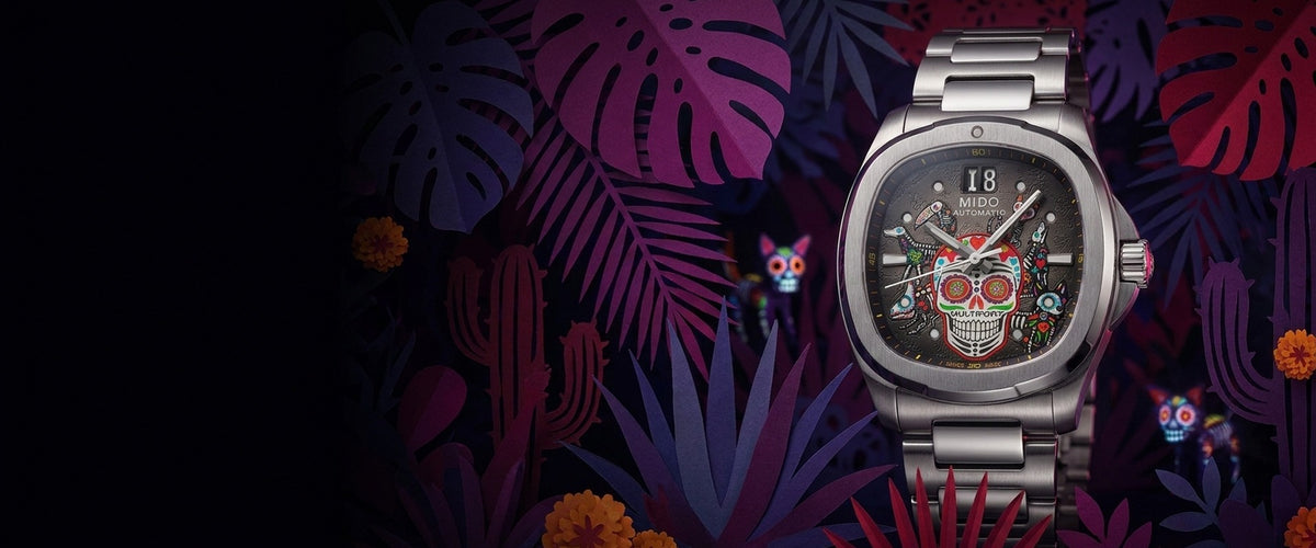 Mido Multifort TV Big Date Alebrijes — Dia de los Muertos 2026 Special Edition