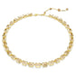 Millenia necklace Octagon cut, Yellow, Gold-tone plated