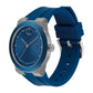 Movado BOLD Fusion Blue Dial Blue Silicone Strap Watch 42mm - 3601192