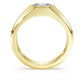 Octagon band ring Lab-grown diamonds 1.0 ct tw, Octagon shape, 14K yellow gold