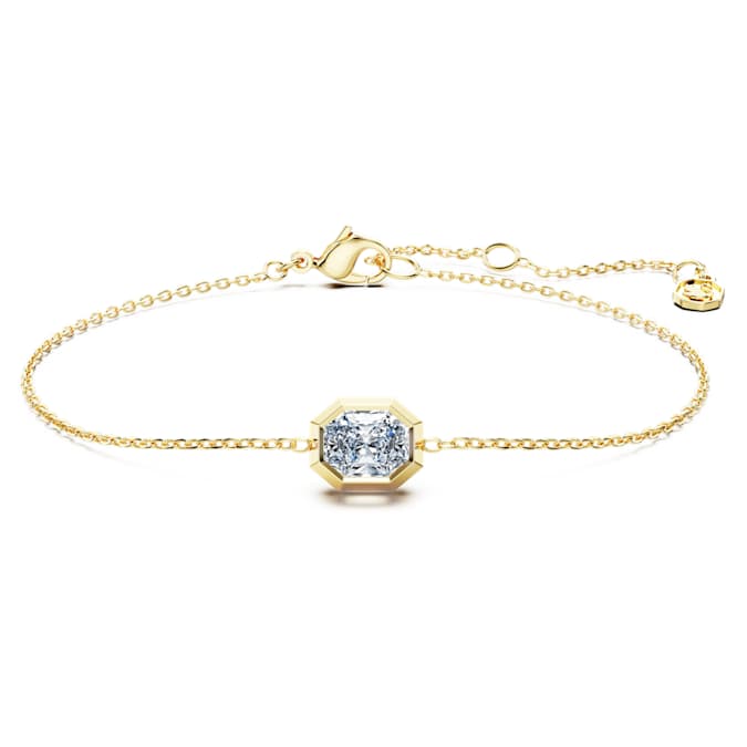 Octagon bracelet Lab-grown diamonds 0.5 ct tw, Octagon shape, 14K yellow gold