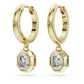 Octagon drop earrings Lab-grown diamonds 1.0 ct tw, Octagon shape, 14K yellow gold