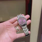 Rolex 116000 Stainless Steel 36mm Purple stick dial with smooth bezel