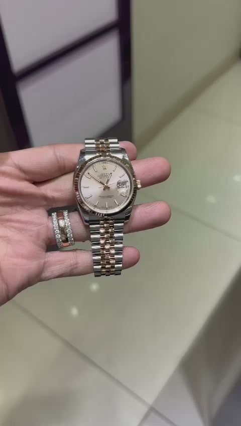 Rolex Datejust | 18k Rose gold & Stainless Steel | 36 mm 116231