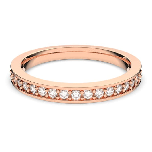 Rare ring White, Rose gold-tone plated