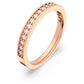 Rare ring White, Rose gold-tone plated