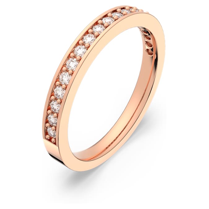 Rare ring White, Rose gold-tone plated