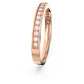 Rare ring White, Rose gold-tone plated
