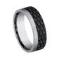 THE TALON 7mm Tantalum Grey/Black Titanium Benchmark men's wedding band