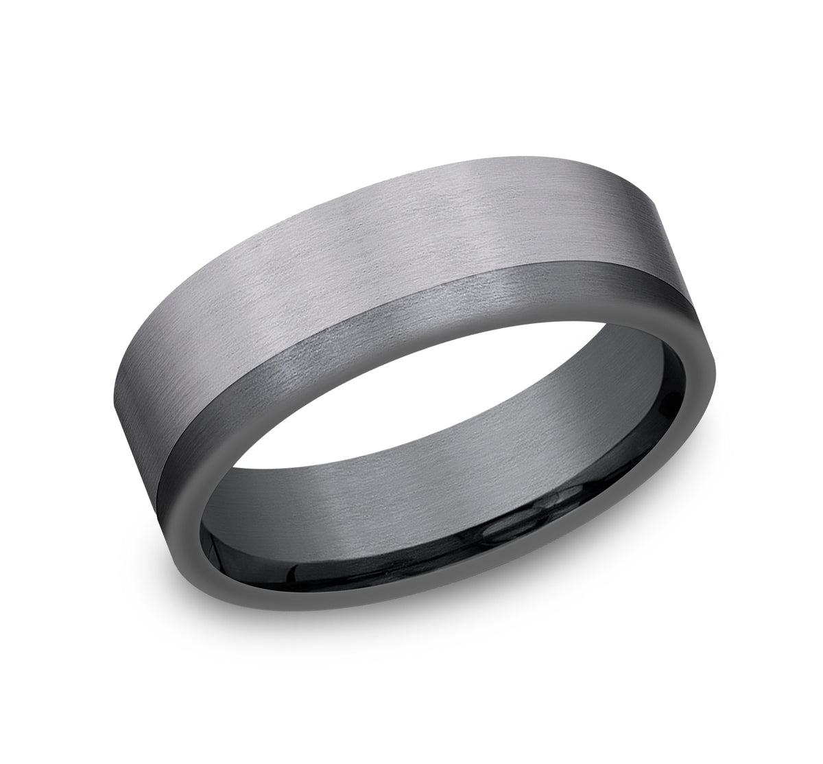 THE JOKER 7mm Tantalum Grey/Dark Benchmark men's wedding band