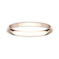 Regular Dome Classic Fit 1.2mm 14K Rose Benchmark men's wedding band