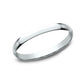 Regular Dome Classic Fit 1.2mm 14K White Benchmark men's wedding band