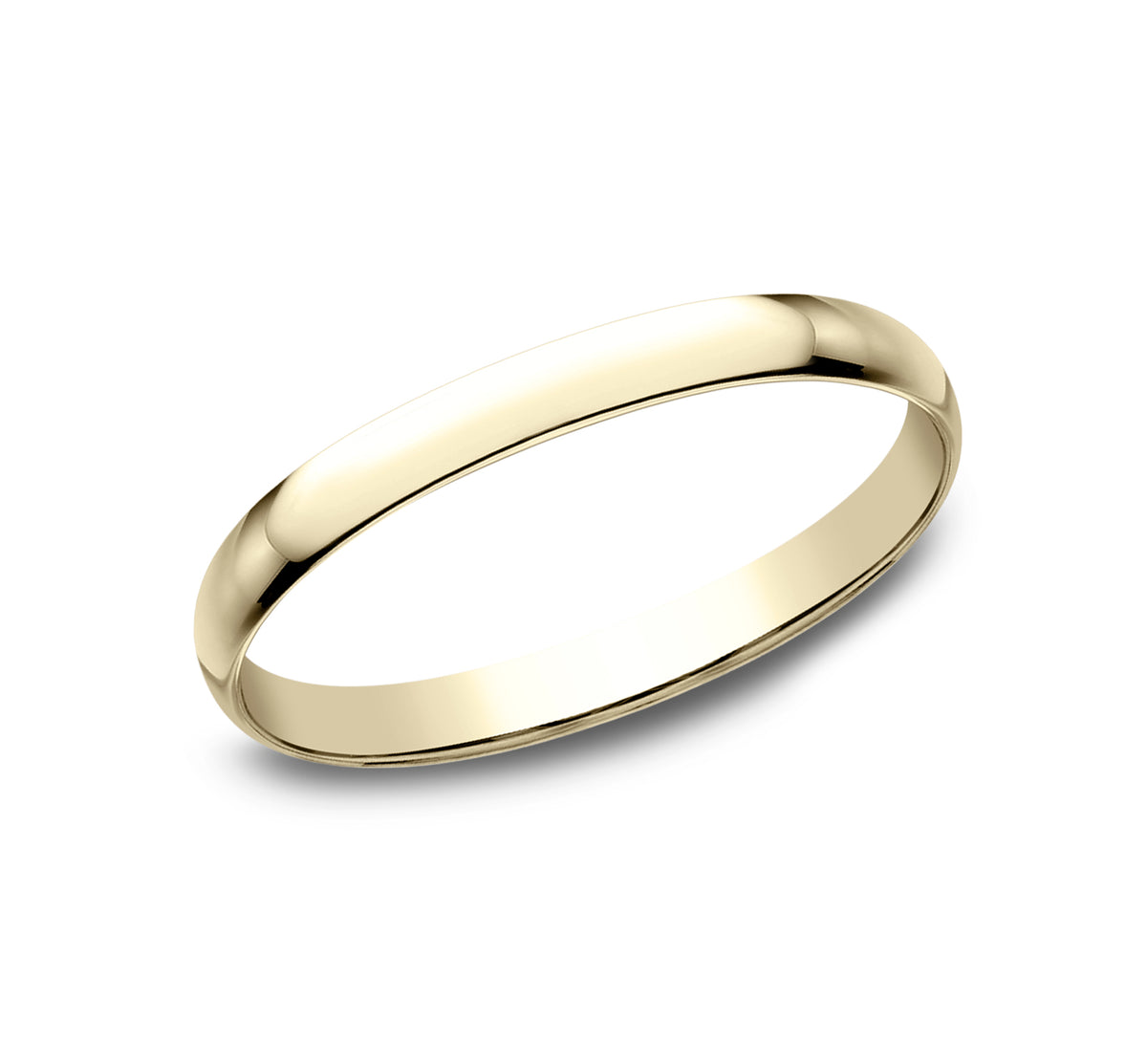 Regular Dome Classic Fit 1.2mm 14K Yellow Benchmark men's wedding band