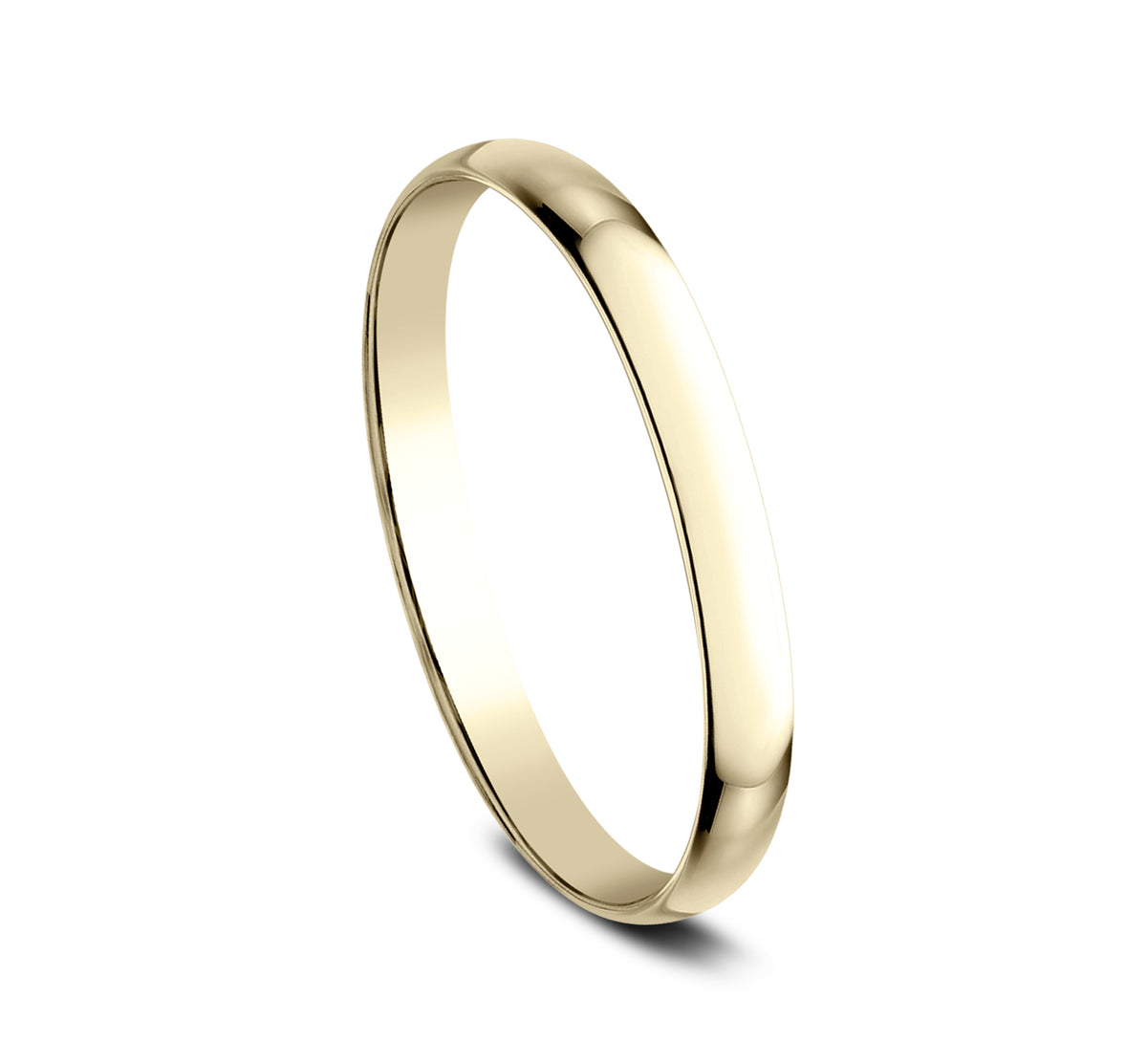 Regular Dome Classic Fit 1.2mm 14K Yellow Benchmark men's wedding band