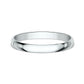 Regular Dome Classic Fit 2mm 14K White Benchmark men's wedding band