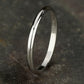 Regular Dome Classic Fit 2mm 14K White Benchmark men's wedding band