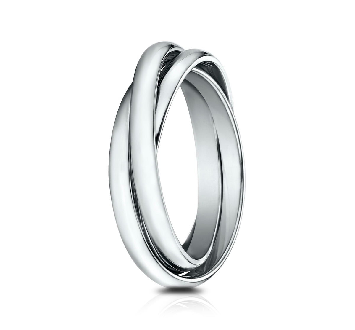 THE JOAN 2mm 14K White Benchmark men's wedding band