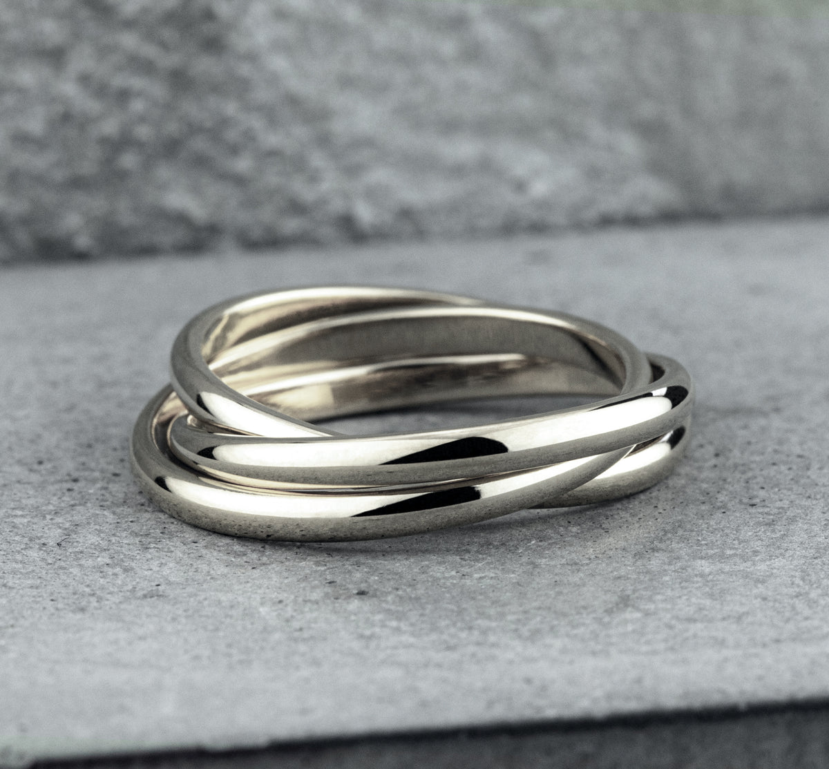 THE JOAN 2mm 14K White Benchmark men's wedding band