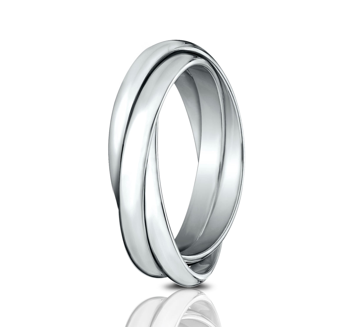 THE JOAN 2mm 14K White Benchmark men's wedding band
