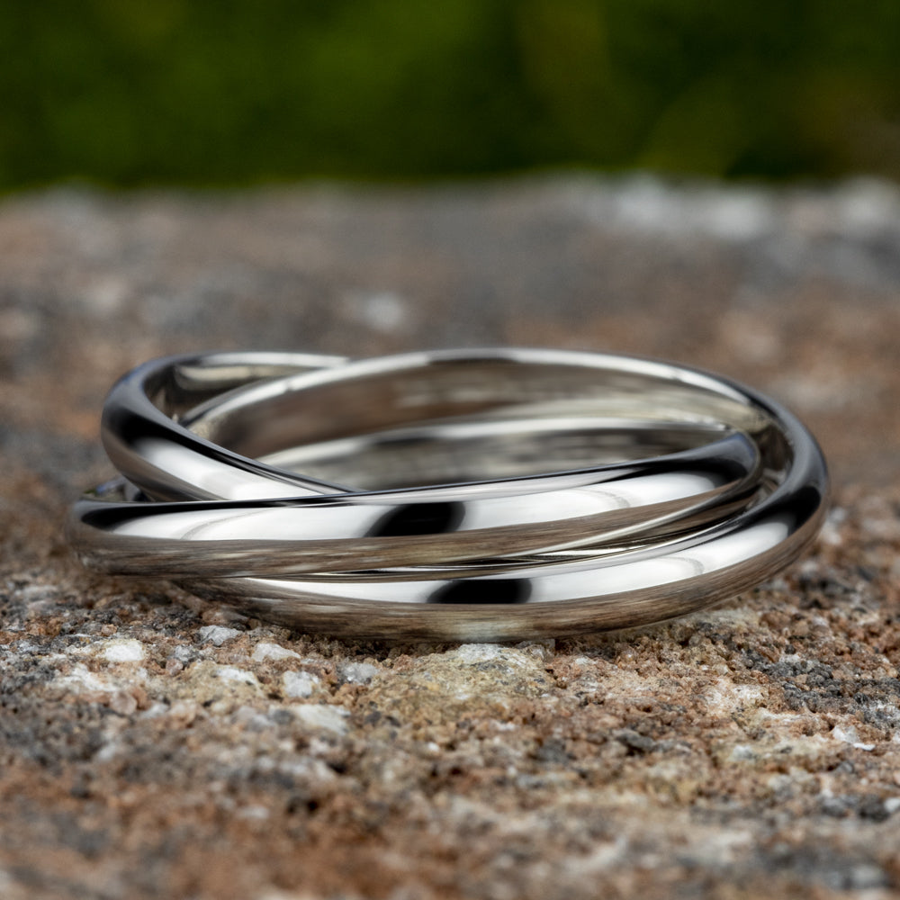 THE JOAN 2mm 14K White Benchmark men's wedding band