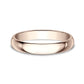 Regular Dome Classic Fit 3mm 14K Rose Benchmark men's wedding band