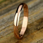Regular Dome Classic Fit 3mm 14K Rose Benchmark men's wedding band