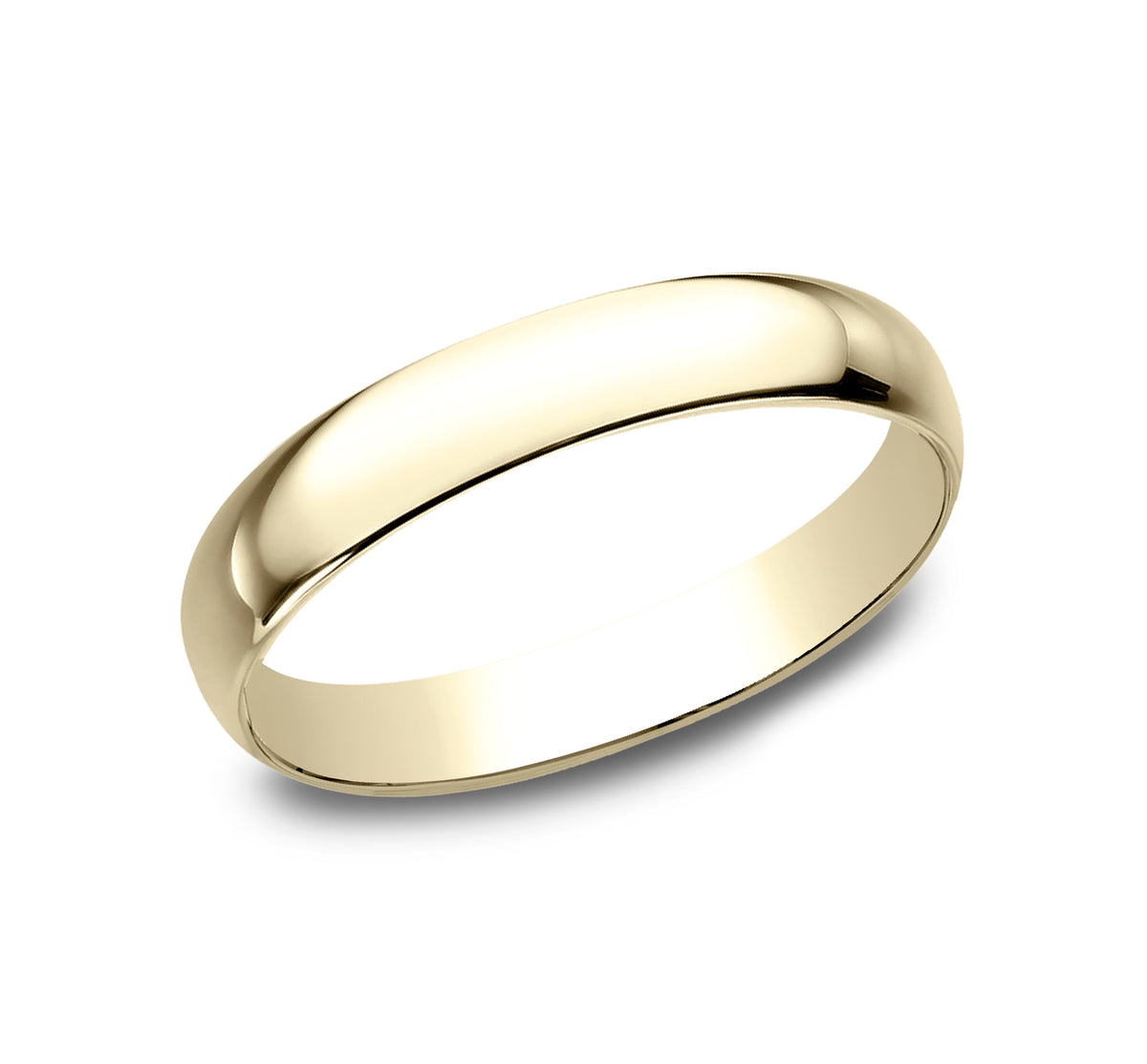 Regular Dome Classic Fit 3mm 14K Yellow Benchmark men's wedding band