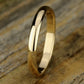 Regular Dome Classic Fit 3mm 14K Yellow Benchmark men's wedding band