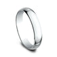 Regular Dome Classic Fit 4mm 14K White Benchmark men's wedding band