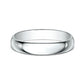 Regular Dome Classic Fit 4mm 14K White Benchmark men's wedding band
